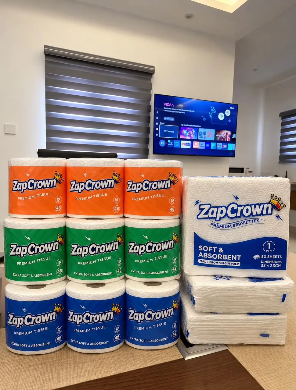 The full ZapCrown range stacked together